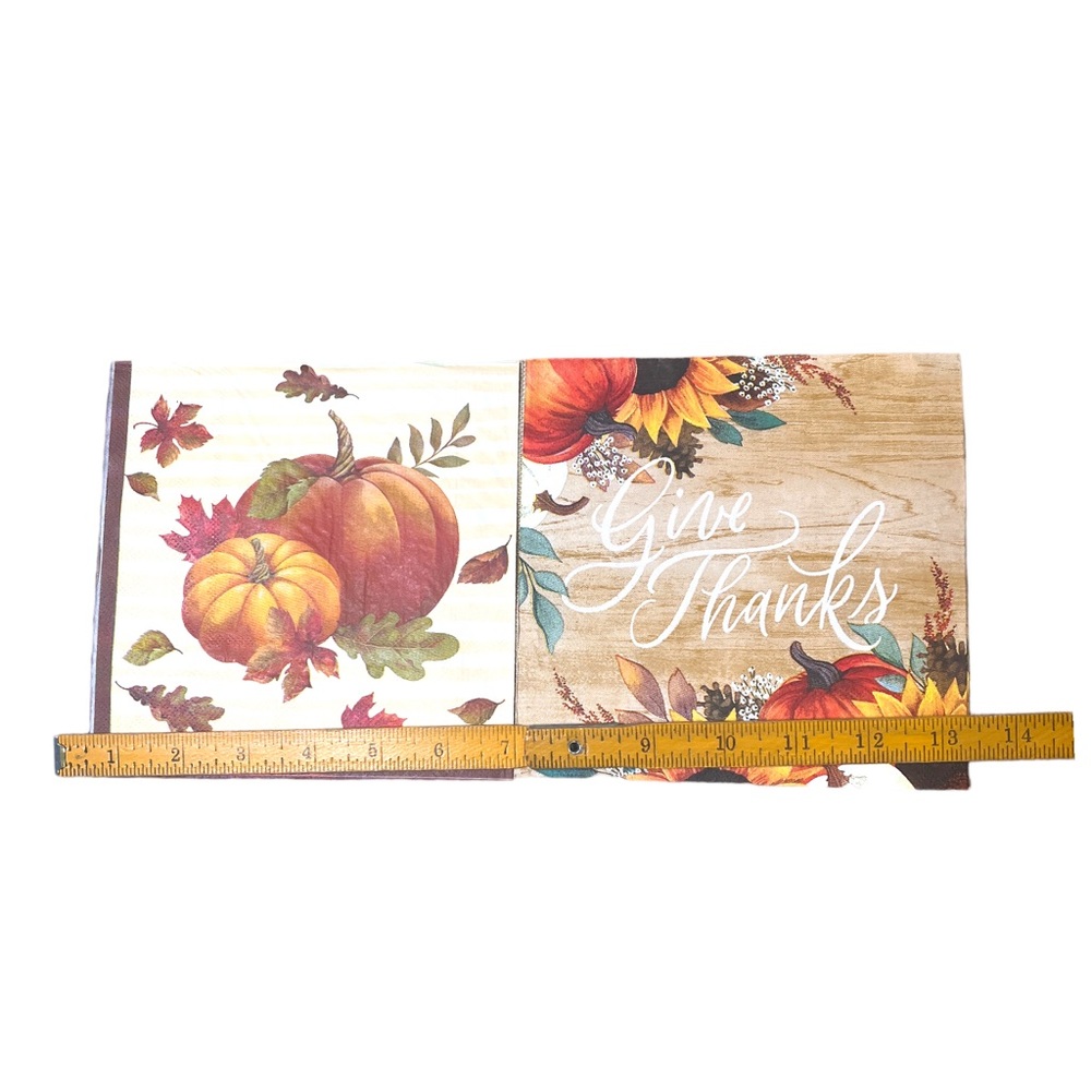 Lot 9 Paper Napkin Assortment Thanksgiving Holidays Halloween Decoupage Crafts - Picture 7 of 11